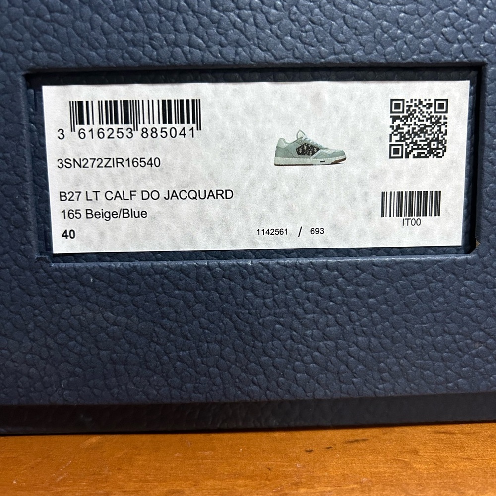 Dior Men's Sneakers - Light Blue - Picture 6 of 7